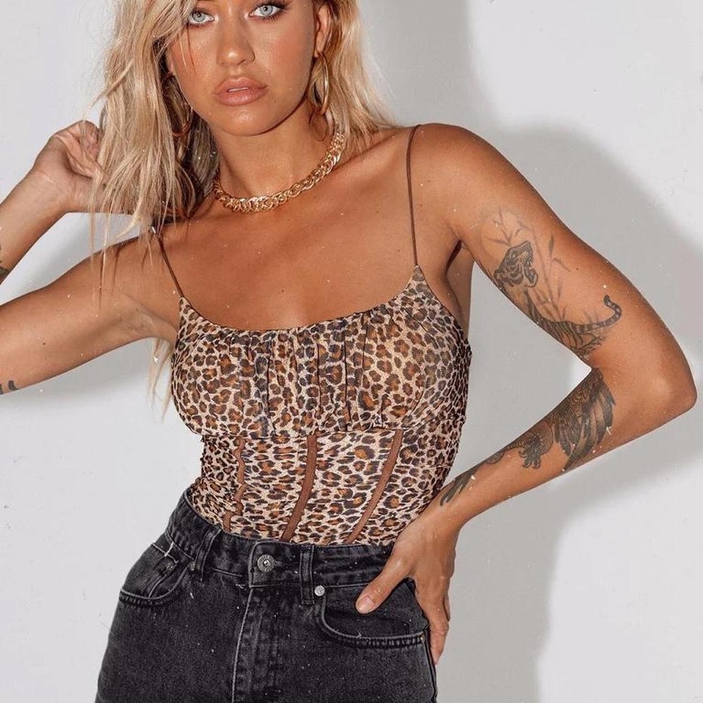 Princess Polly cheetah going out top